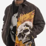HUF x Marvel Ghost Rider Inspired Denim Jacket