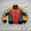 Men's 8 Ball Pointed Collar Bomber Letterman Jacket