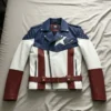 America Leather Jacket Captain Marvel Jacket Mens Varsity