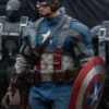 Captain America Leather Biker Jacket | The First Avenger