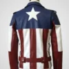 Captain America Leather Biker Jacket | The First Avenger