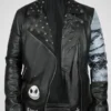 The Nightmare Before Christmas Studded Leather Jacket
