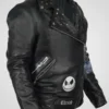 The Nightmare Before Christmas Studded Leather Jacket