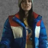 Stranger Things Jim Hopper Blue Puffer Jacket
