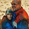 Stranger Things Jim Hopper Blue Puffer Jacket