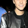 Justin Bieber Balmain Varsity Jacket