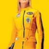 The Bride Kill Bill Yellow Leather Jacket