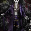 Suicide Squad Joker Purple Leather Coat