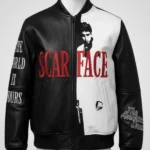 Scarface Tony Montana Leather Bomber Jacket