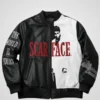 Scarface Tony Montana Leather Bomber Jacket