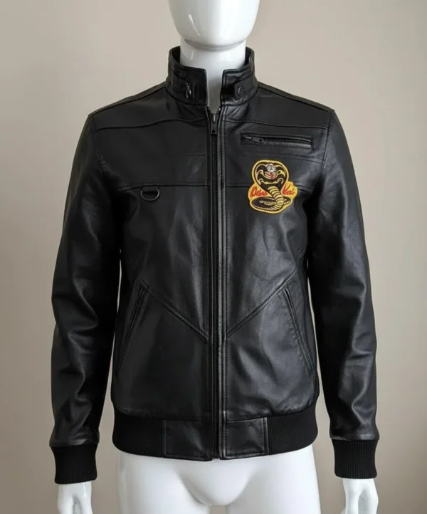 Varsity Jacket Cobra Kai Bomber Jacket Bomber Jacket Black