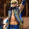 Logan Paul WWE WrestleMania 39 Blue Leather Vest