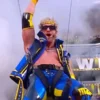 Logan Paul WWE WrestleMania 39 Blue Leather Vest
