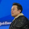 Elon Musk Shearling Leather Jacket