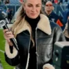Erin Andrews Black Leather Jacket