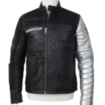 Captain America Bucky Leather Jacket Captain America Winter