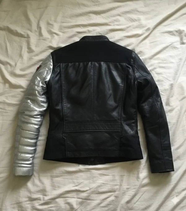 Captain America Bucky Leather Jacket Captain America Winter