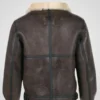 Leon Kennedy Resident Evil 4 Shearling Leather Jacket