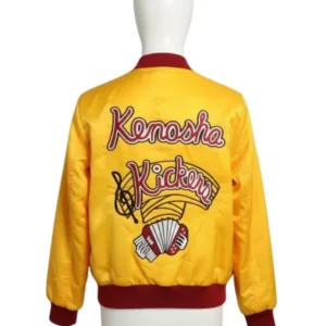 Home Alone Gus Polinski (John Candy) Yellow Satin Jacket