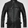 Vin Diesel Fast And Furious 6 Black Leather Jacket