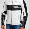Vin Diesel Fast And Furious 7 Jacket Dominic Toretto White Leather Jacket
