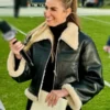 Erin Andrews Black Leather Jacket