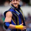 Logan Paul WWE WrestleMania 39 Blue Leather Vest