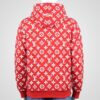Red Louis Vuitton x Supreme Hoodie | Box Logo Hooded Sweatshirt