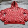 Red Louis Vuitton x Supreme Hoodie | Box Logo Hooded Sweatshirt