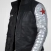 Winter Soldier Civil War Leather Jacket
