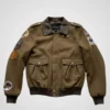 Stranger Things Steve Harrington Brown Leather Jacket