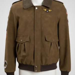Stranger Things Steve Harrington Brown Leather Jacket