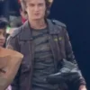 Stranger Things Steve Harrington Brown Leather Jacket