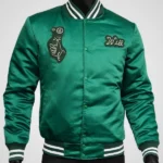 Seth Rogen Platonic 2023 Green Varsity Jacket