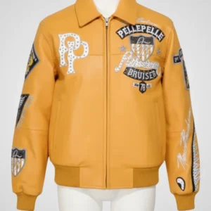 Pelle Pelle American Bruiser Yellow Leather Jacket
