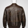 Men’s Two Tone Pelle Pelle Leather Jacket – Vintage Brown Style