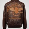 Mark Buchanan Brown Pelle Pelle Leather Jacket – Vintage Rare