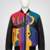 Pelle Pelle Picasso Plush Jacket Red Blue Black – Stylish Streetwear