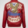 Pelle Pelle American Bruiser Leather Jacket Red | Men’s Leather Jacket