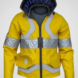 Cyberpunk 2077 David Martinez Yellow Leather Jacket