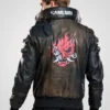 Cyberpunk 2077 V Samurai Jacket – Leather Bomber Jacket