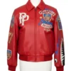 Pelle Pelle Plush American Bruiser Leather Jacket Red