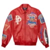 Pelle Pelle Plush American Bruiser Leather Jacket Red