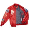 Pelle Pelle Plush American Bruiser Leather Jacket Red