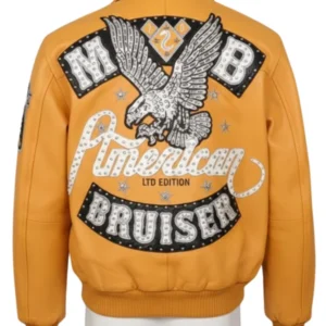 Pelle Pelle American Bruiser Yellow Leather Jacket