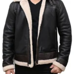 Leon Kennedy Shearling Leather Jacket