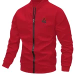 Valentine’s Day Romantic Rose and Slogan Print Jacket