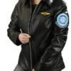 Kelly Mcgillis Top Gun Leather Jacket