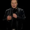 Tesla Event Elon Musk Leather Jacket