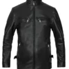 Vin Diesel Fast And Furious 6 Black Leather Jacket